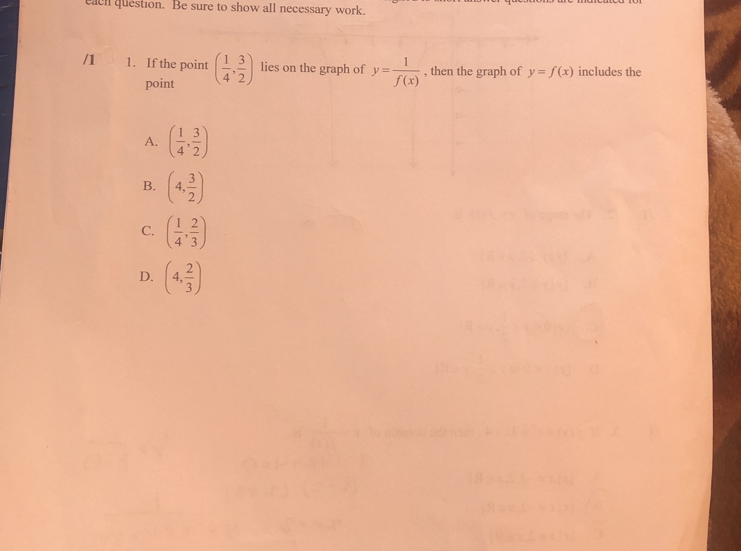 Absolute values reciprocal function cach
