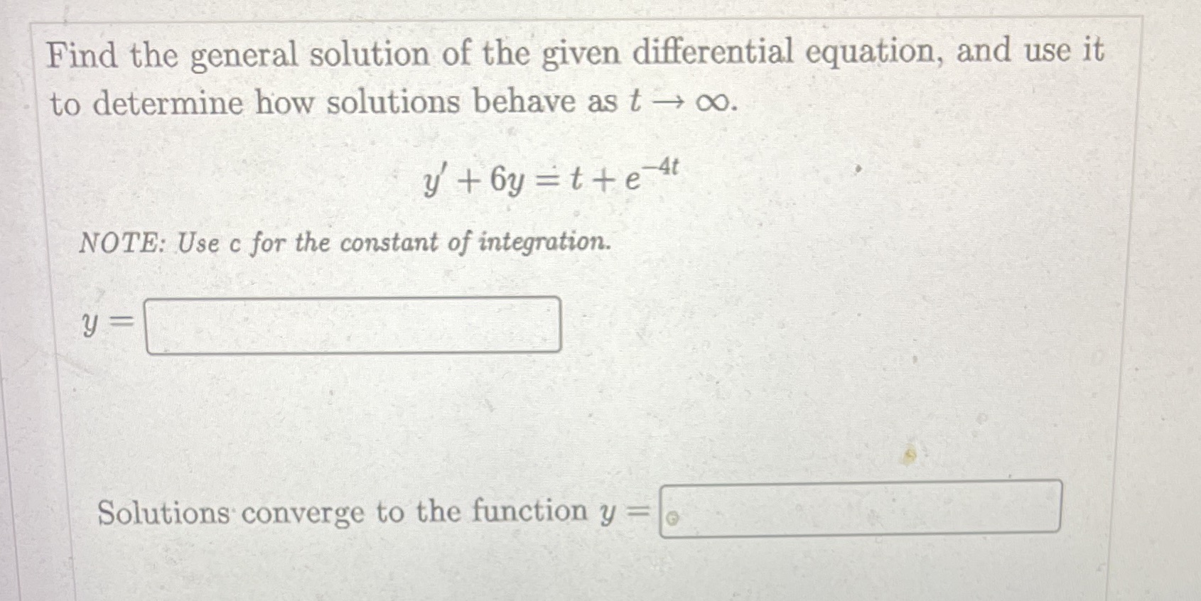 Please help Find the general solution of the