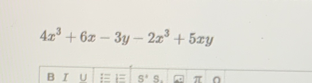 Use the combine like terms method to solve the