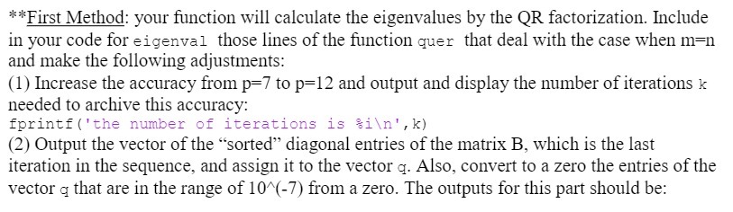 \"First Method: your function will calculate the