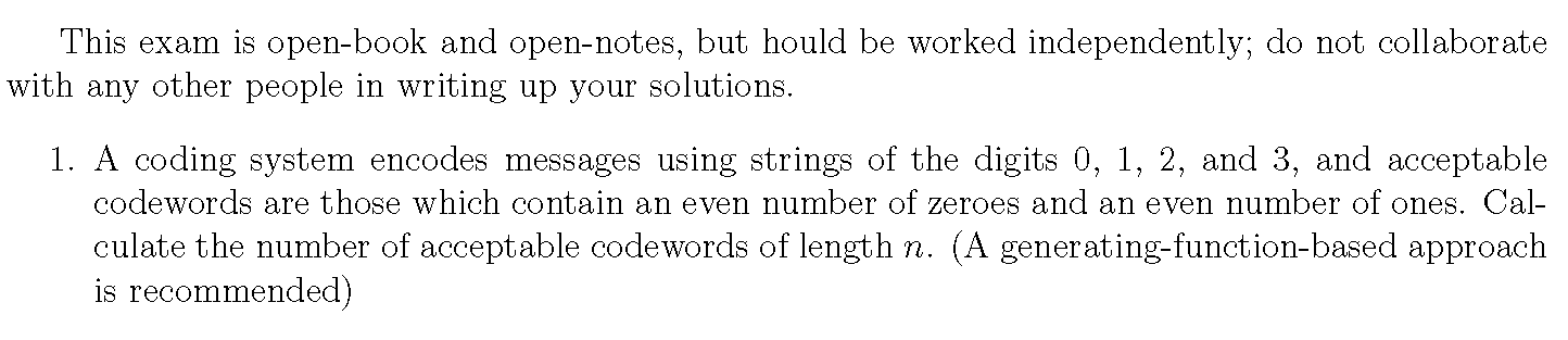 This exam is openbook and opennotes, but hould be
