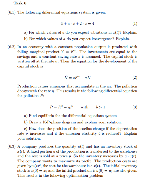 Plz answer this as soon as possible Task 6 (6.1)