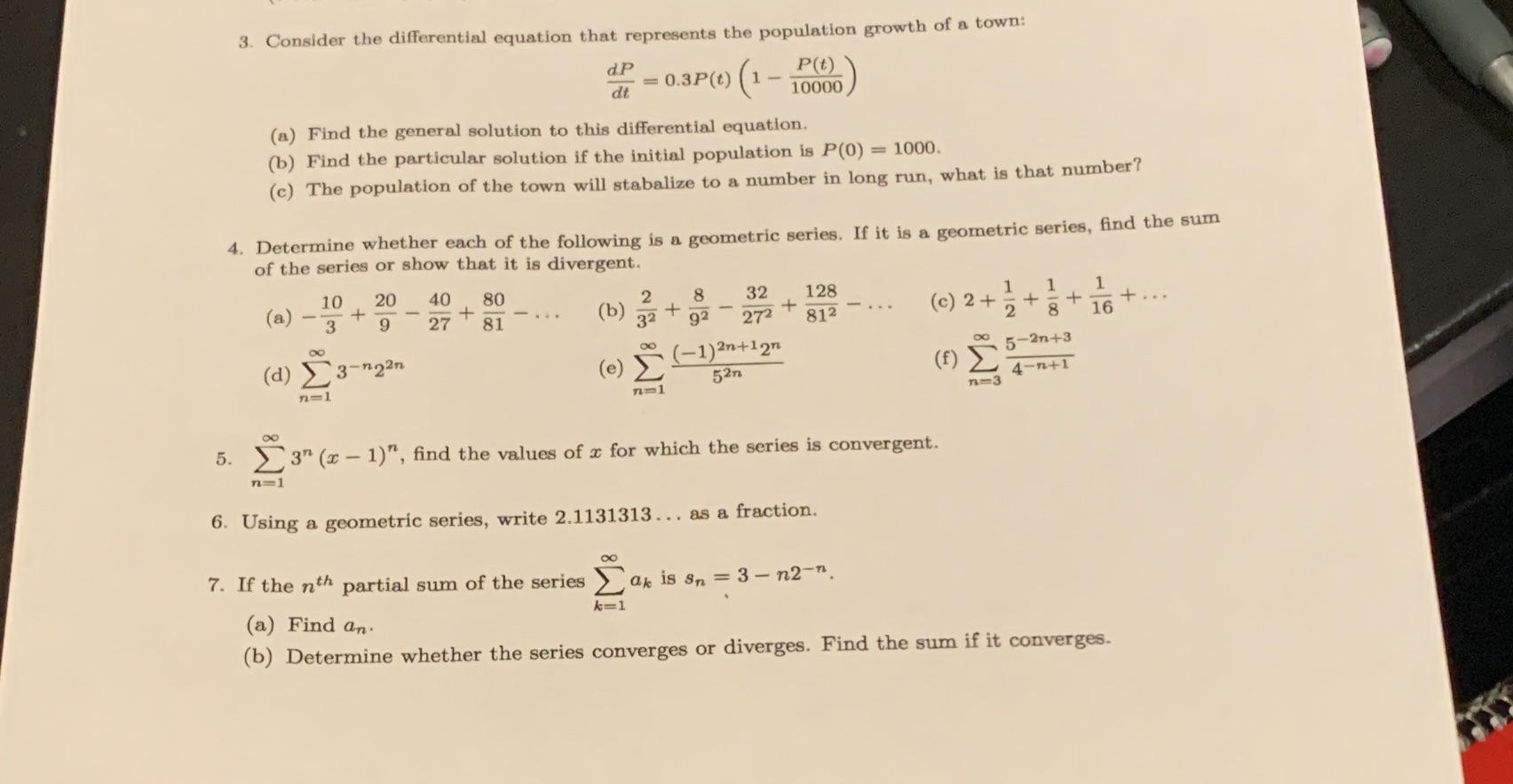 Detailed explanation 3. Consider the differential