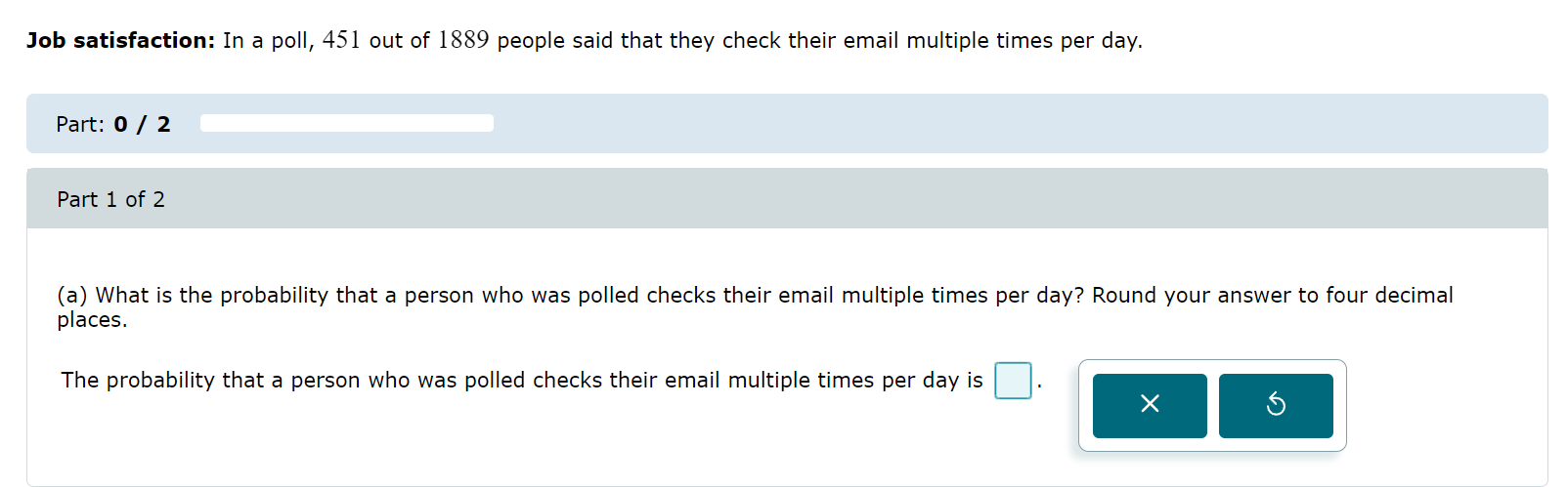 (a) What is the probability that a person who was