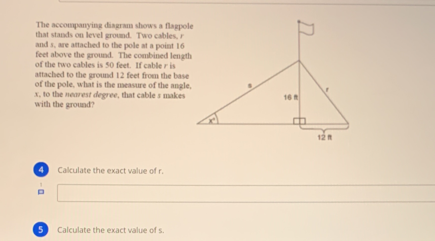 Solve trig word problems with double angles.Do 4.