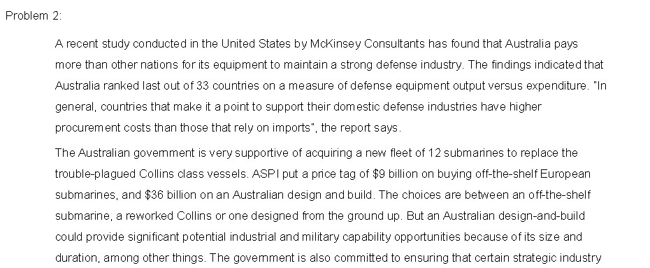Problem 2: A recent study conducted in the United
