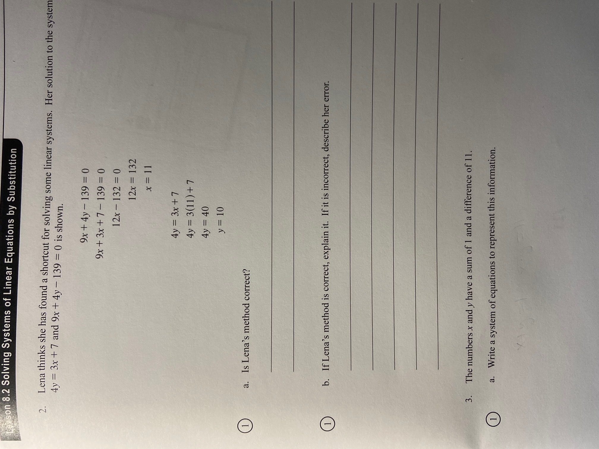 son 8.2 Solving Systems of Linear Equations by