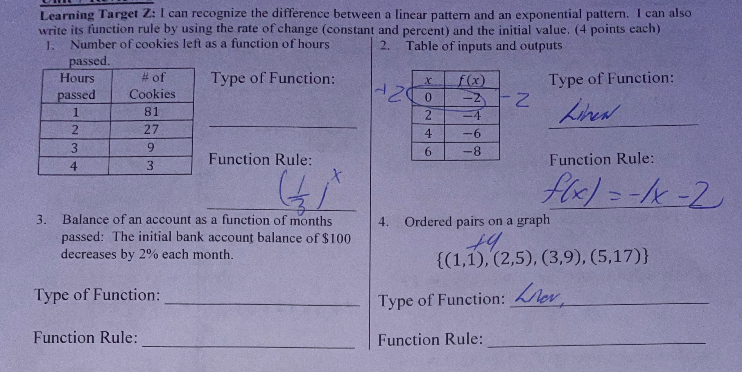 Learning Target Z: I can recognize the difference