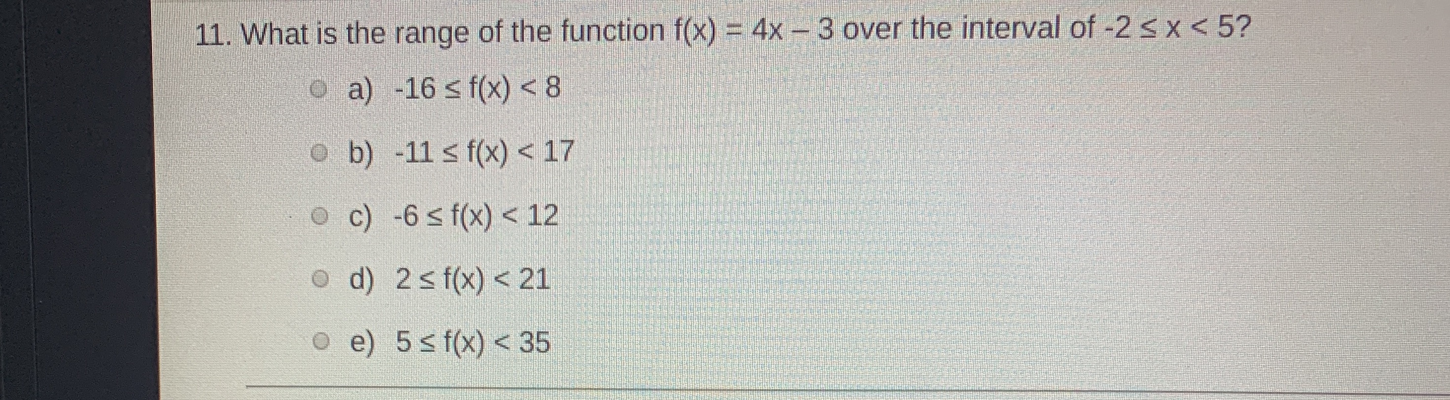 #11. (Need help obtaining the correct answer) 11.