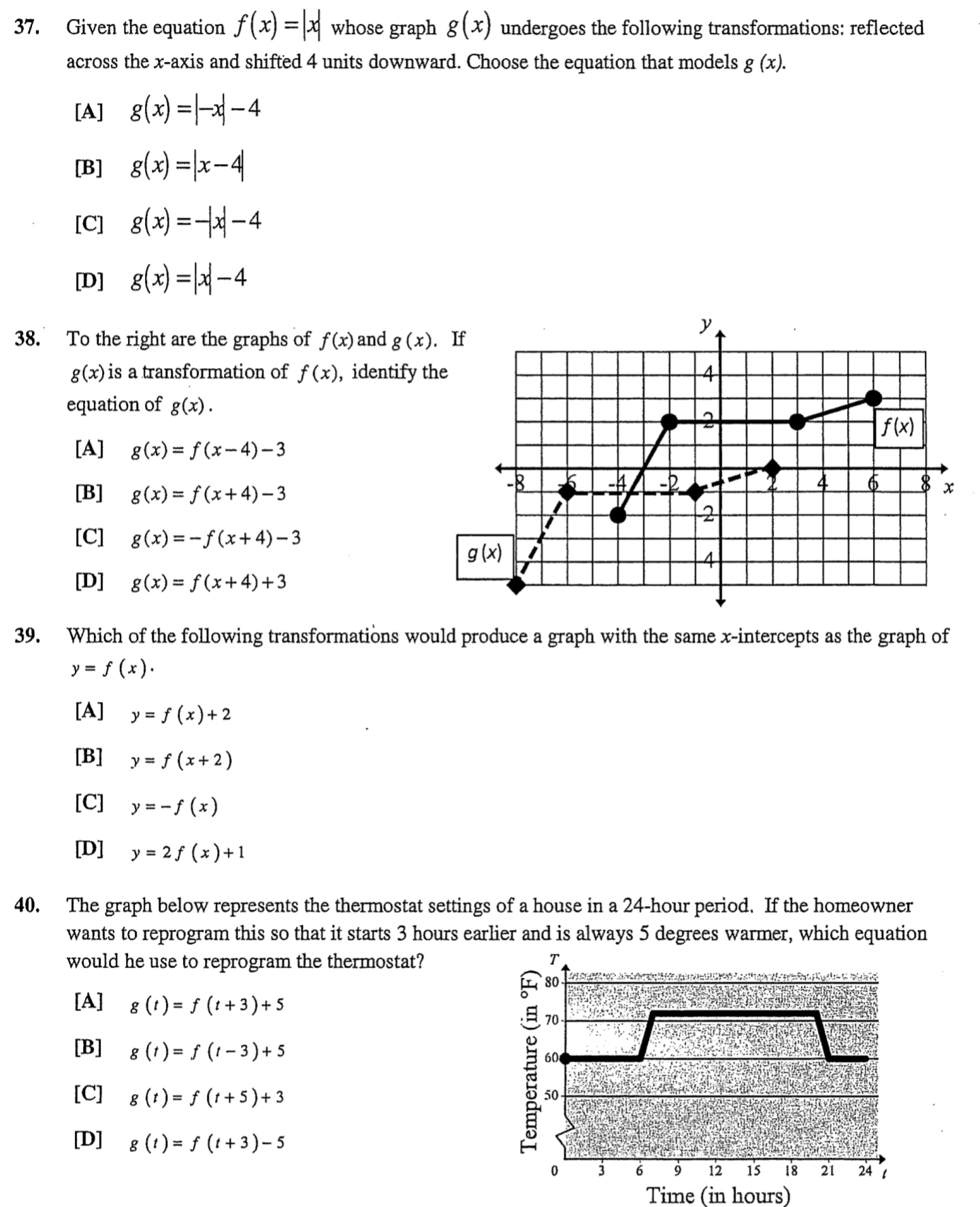please solve 37. Given the equation f (x) = X