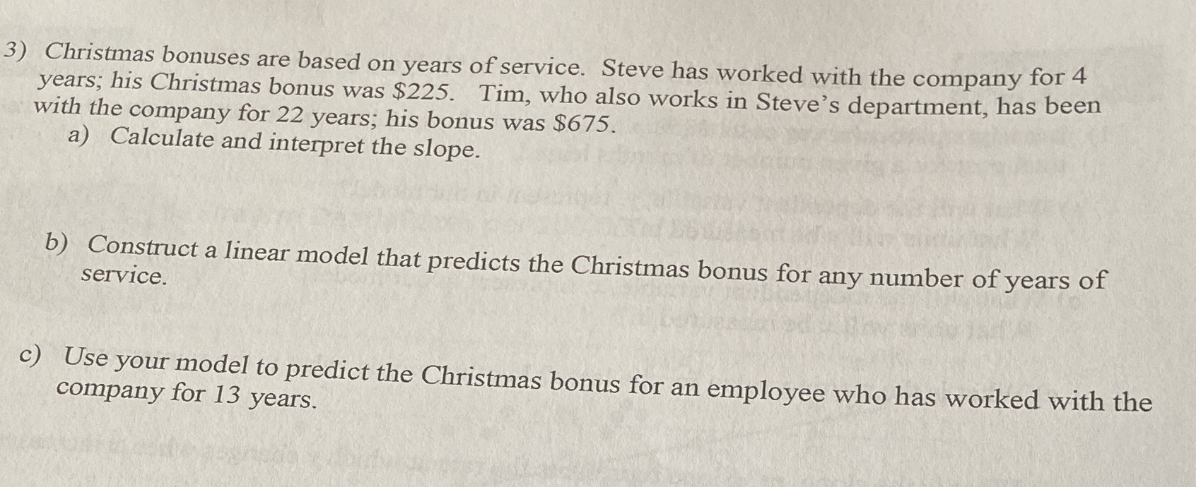 Questions 1,2,3 all go together 3) Christmas