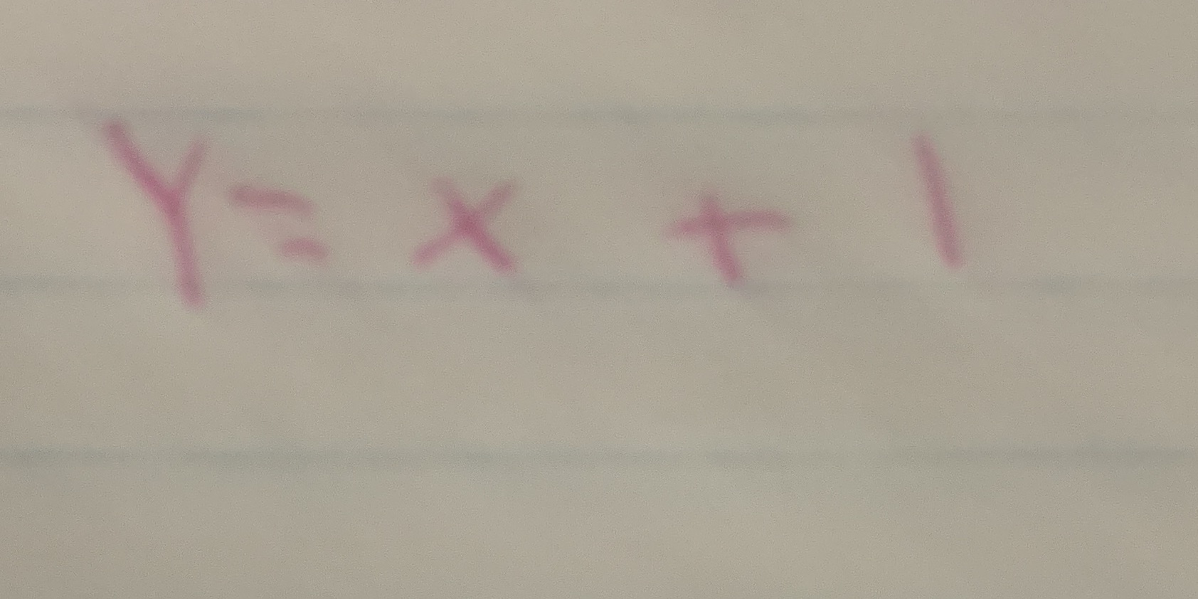 Express the linear equation using function