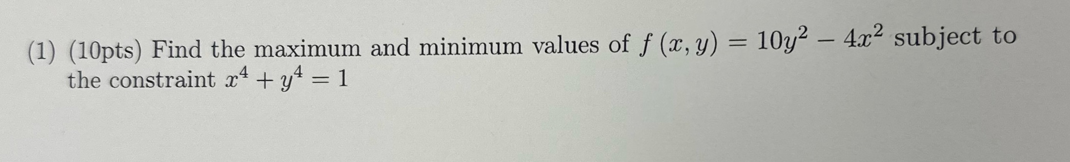 1. Please not typed or AI answers. (1) (10pts)