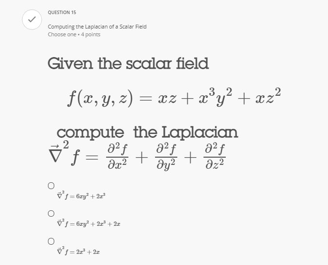 QUESTION 6 Converting from rectangular Coordinate