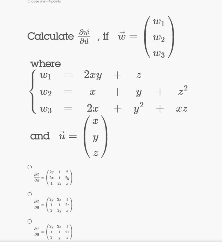 QUESTION 6 Converting from rectangular Coordinate