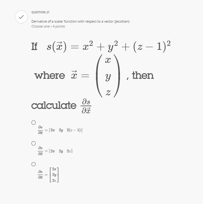 QUESTION 6 Converting from rectangular Coordinate