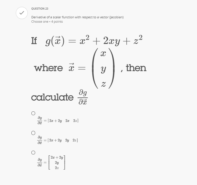 QUESTION 6 Converting from rectangular Coordinate