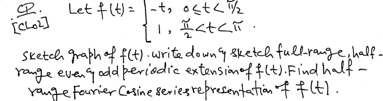 SOMEONE PLS SOLVE THIS. Question is from Fourier