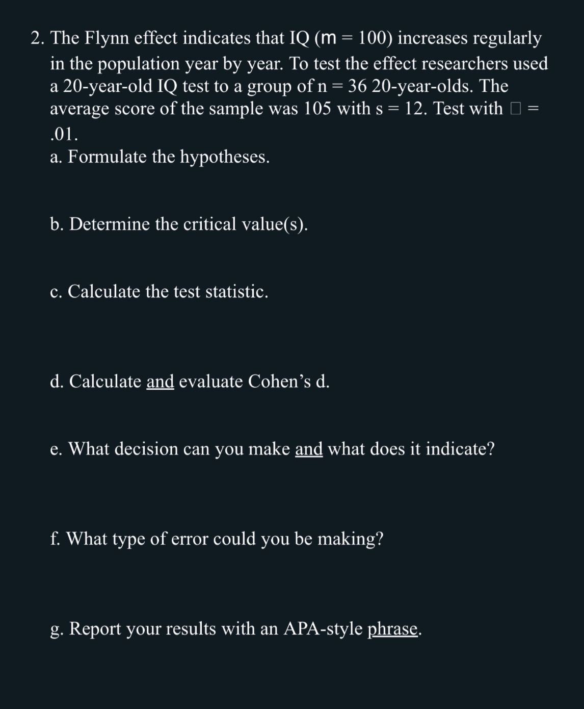 Can you answer and explain all parts please. 2.