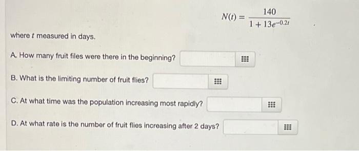 Pls don't use chat gpt. 140 NO= 1 + 13e-0.2 where