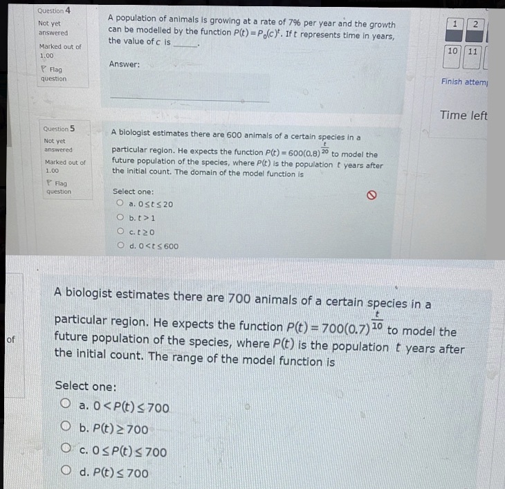 I have a time limit on this question for 45 mins