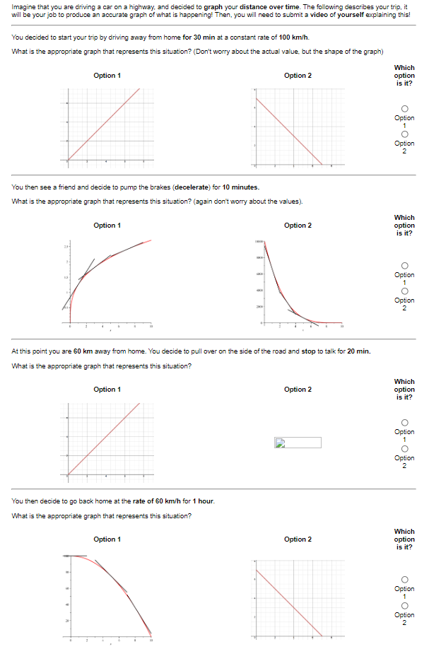 Imagine that you are driving a car on a highway,