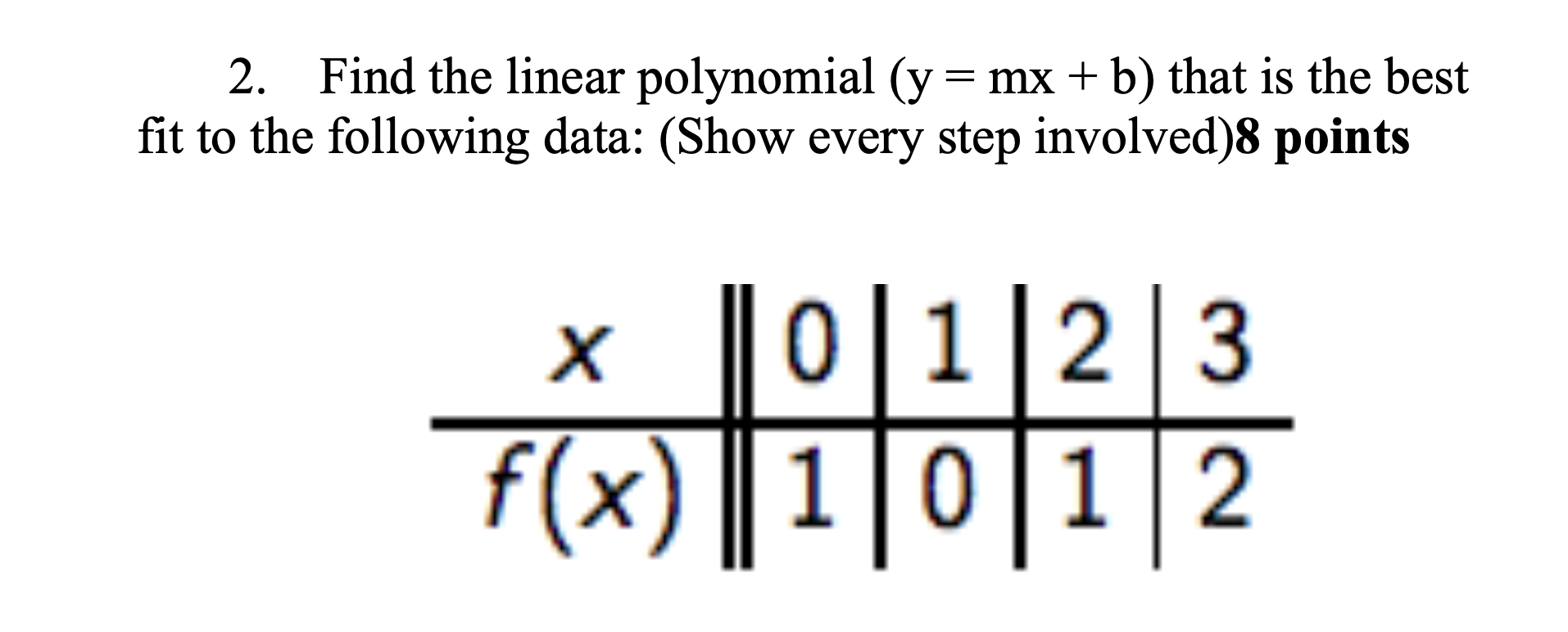 Homework 6 (reflect6) 20 points 1. In each case,