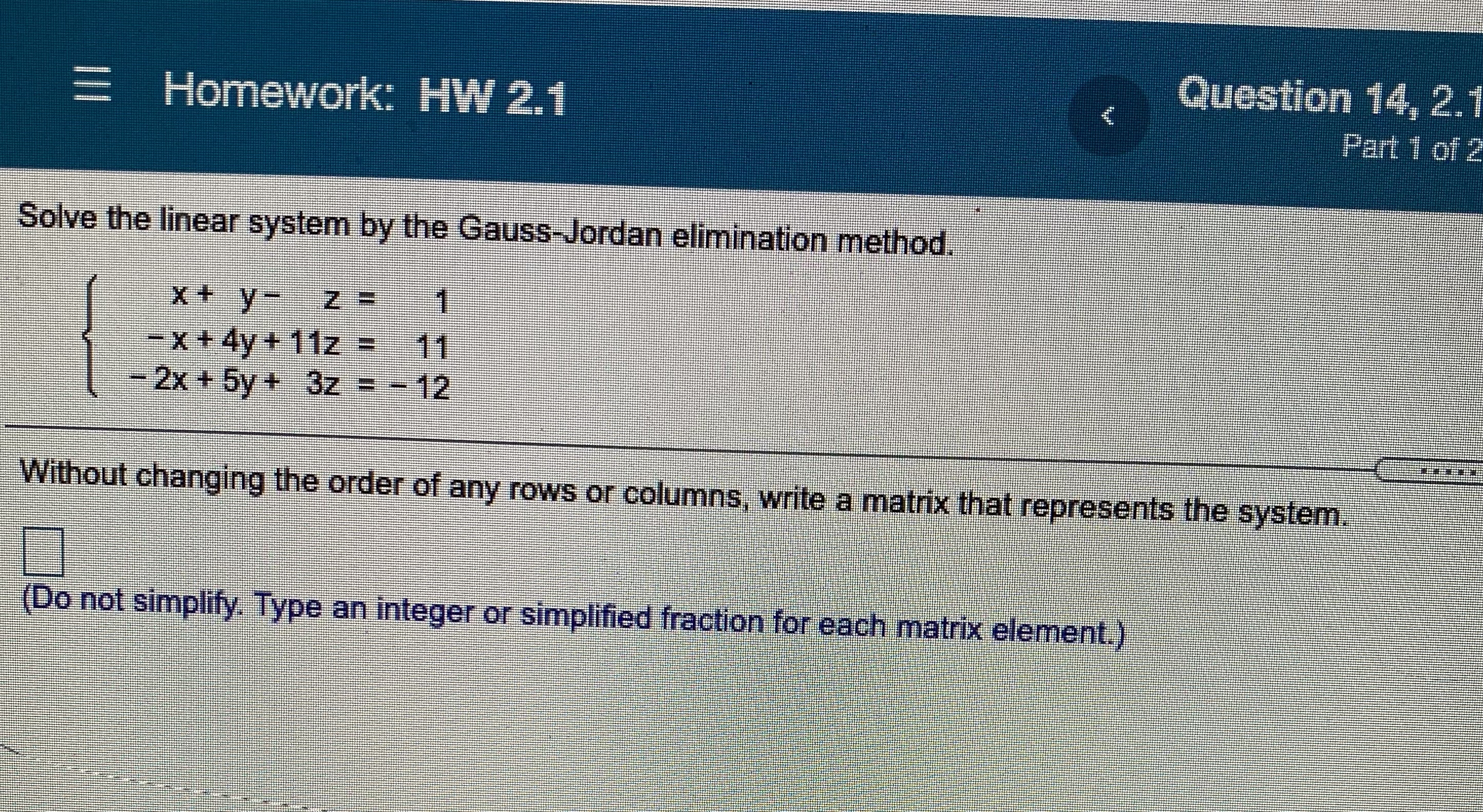 Question 14, 2.1 Homework: HW 2.1 Part 1 of 2