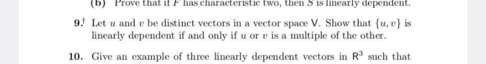 only do 9 please explain it with steps (b) Prove
