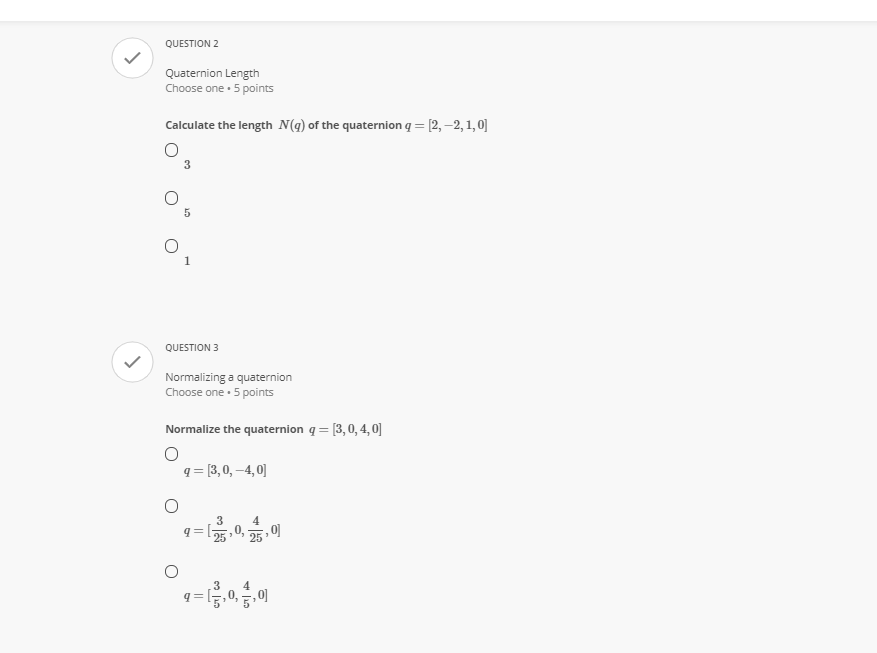 GROUP 1 V Quaternion Definition Group . 3