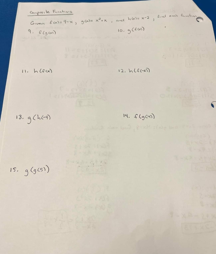 composite functions \f