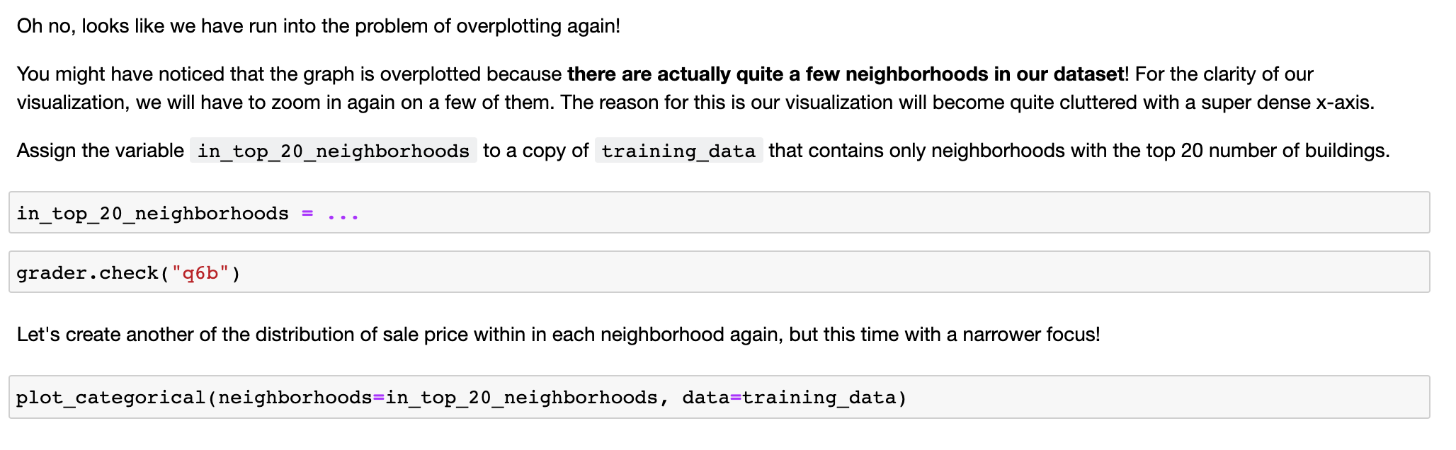 If we try directly plotting the distribution of