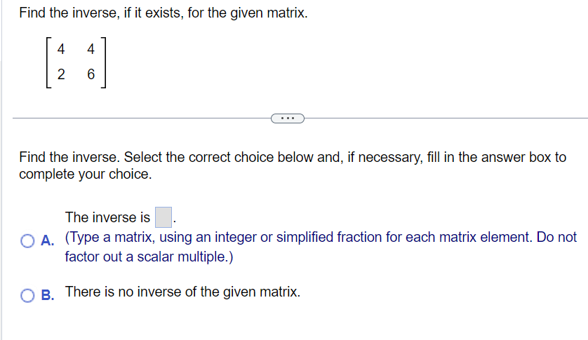 Solve the system of equations by using the