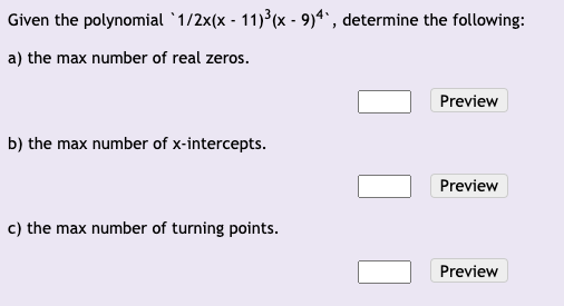 Can you please help me: Given the polynomial p(x)