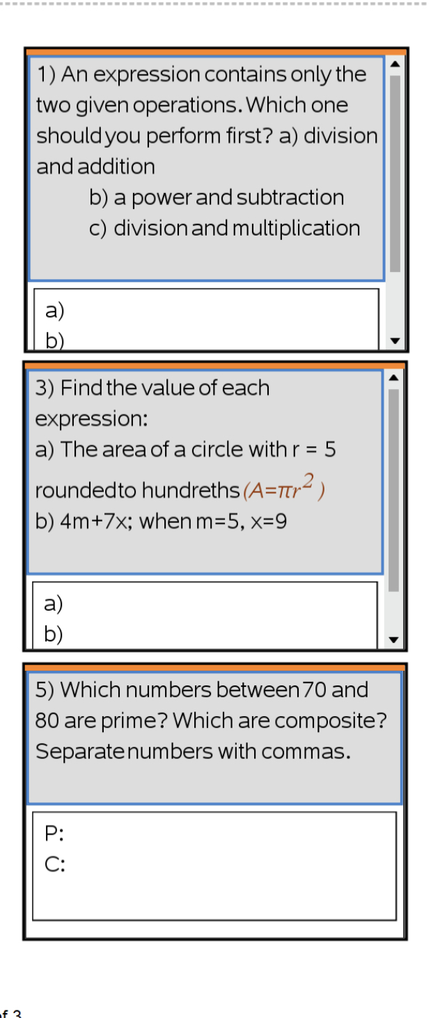 If? 1) An expression contains only the two given
