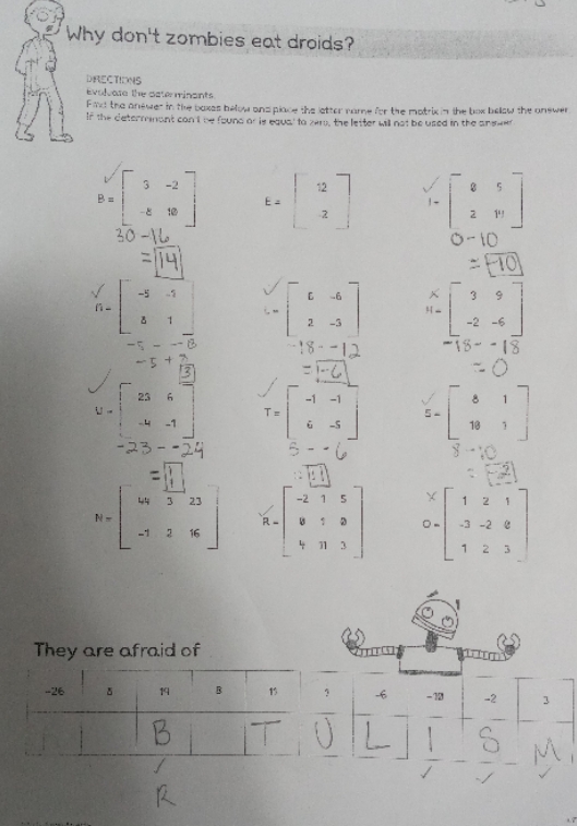 Is that good? Why don't zombies eat droids?