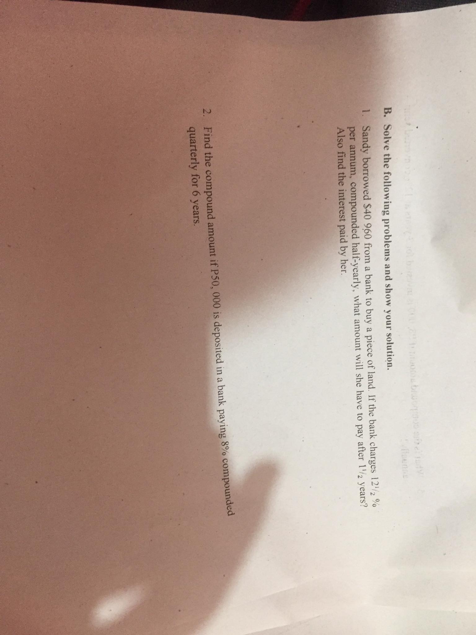 see attach, d0 ur best 3. Dianne borrowed P12,