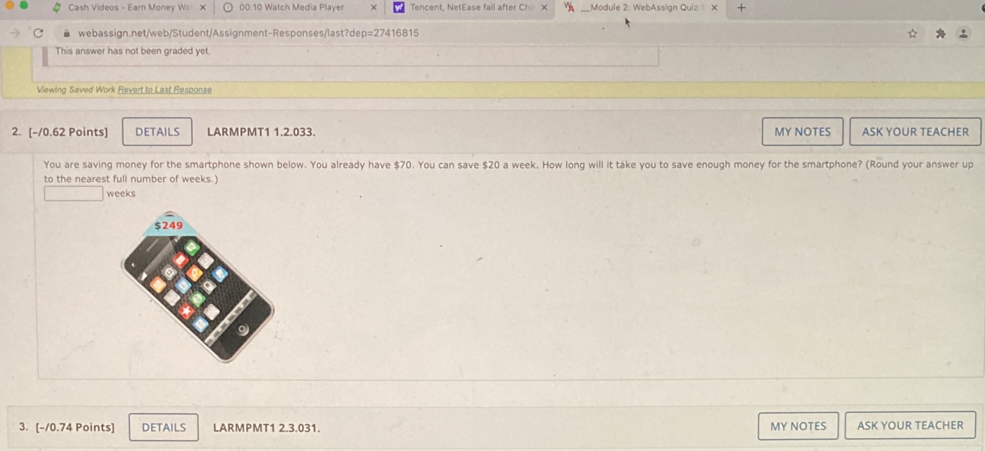 Cash Videos - Earn Money Wa x 00:10 Watch Media