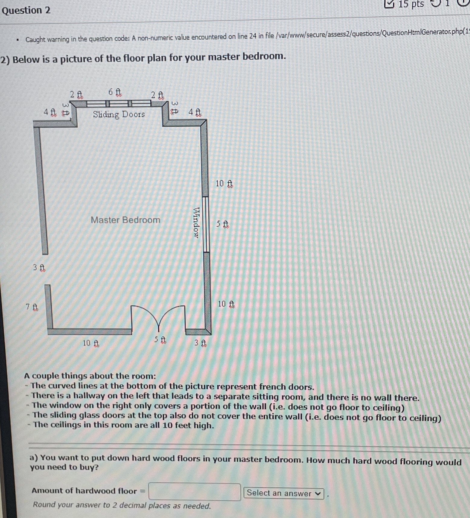 How much hard wood flooring would I have to buy