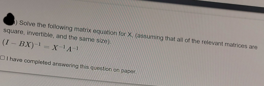 hi i need some explanations Solve the following