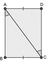 Can the two triangles be proven congruent by SAS?