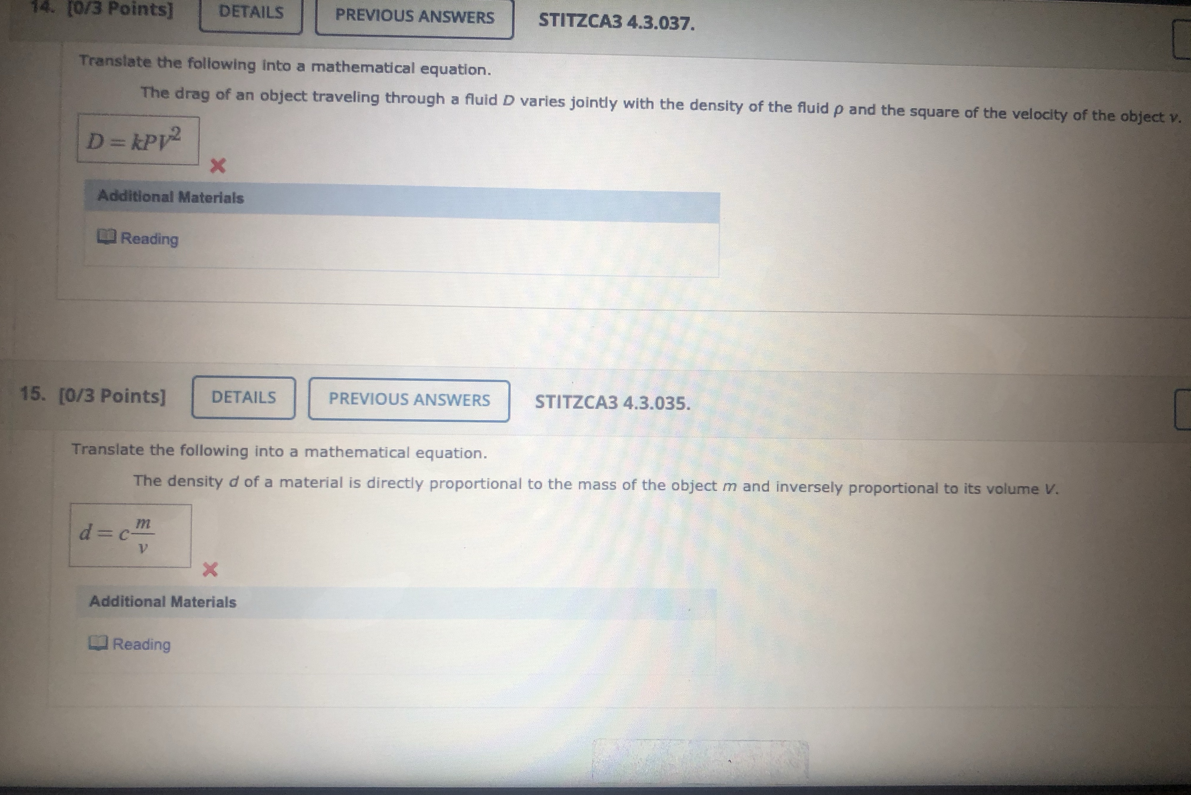I need help 14. [0/3 Points] DETAILS PREVIOUS