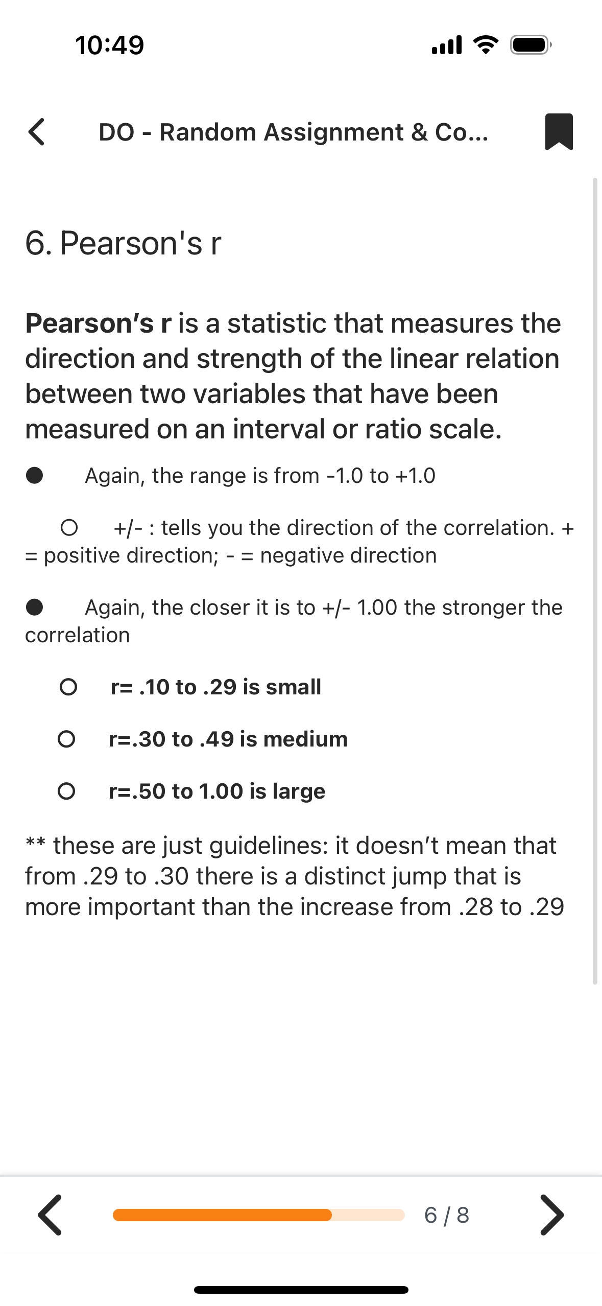 10:48 ull @ DO - Random Assignment & Co... . 1.
