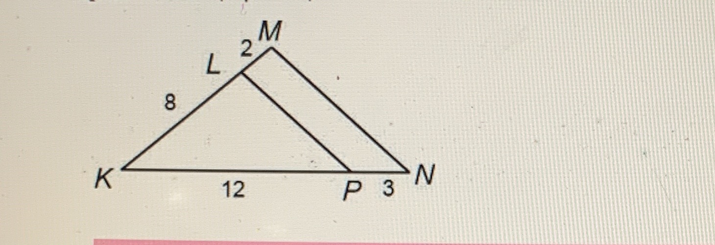 Are the two triangles similar? If so, state the