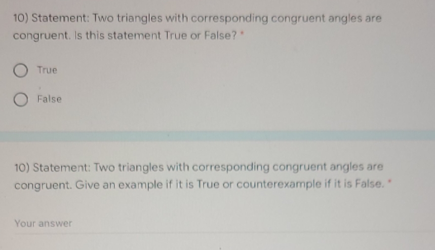 please i need assistance here 10) Statement: Two