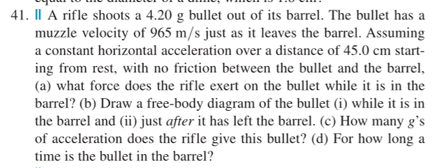 Please explain to me step by step. 41. II A rifle