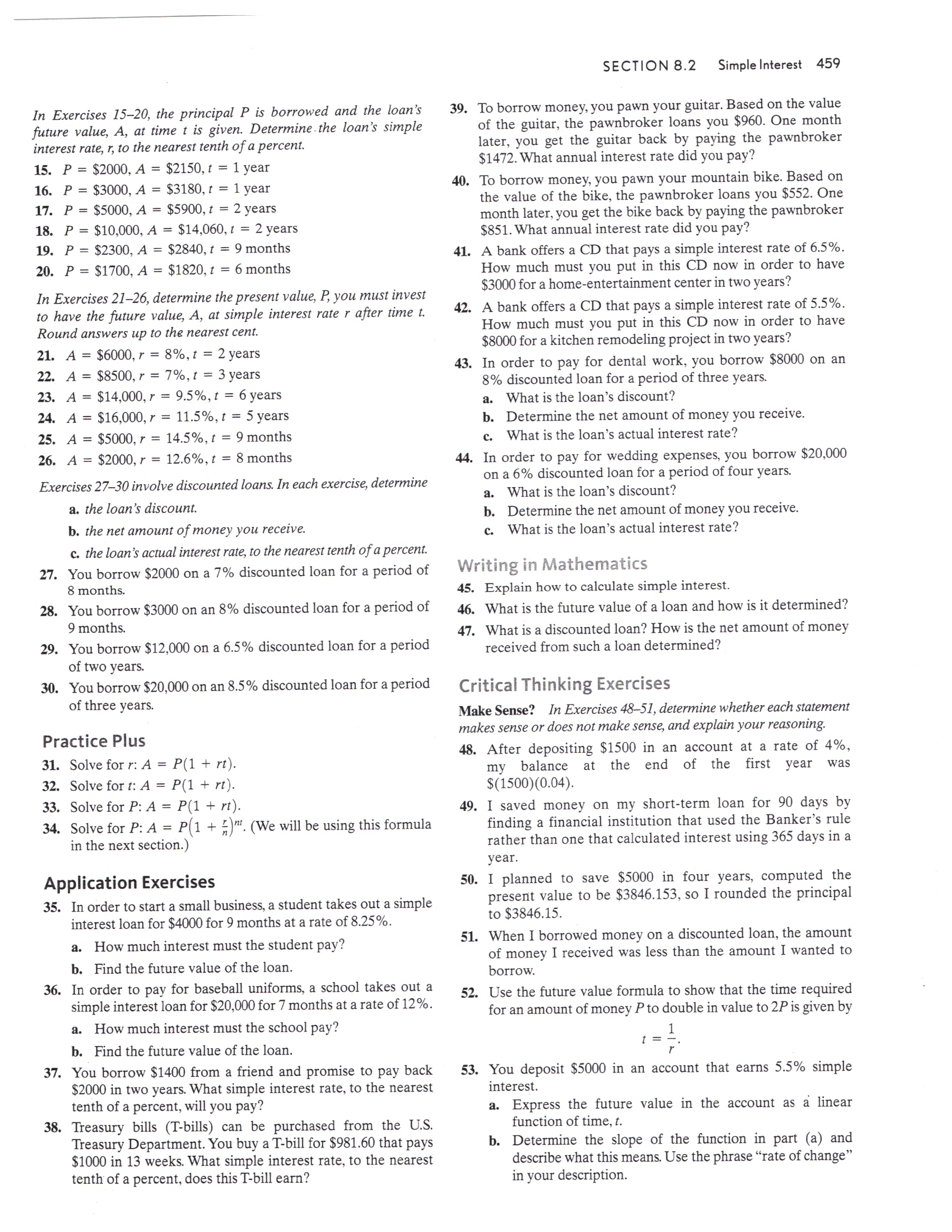 Do questions 19, 23,27 In Exercises 1520, the