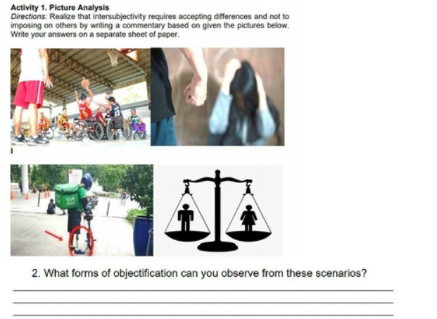 Activity 1. Picture Analysis Directions: Realize