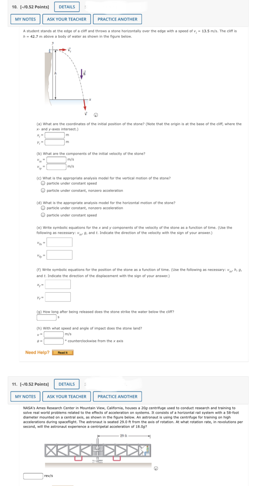 please help!! 12. [-/0.52 Points] DETAILS MY