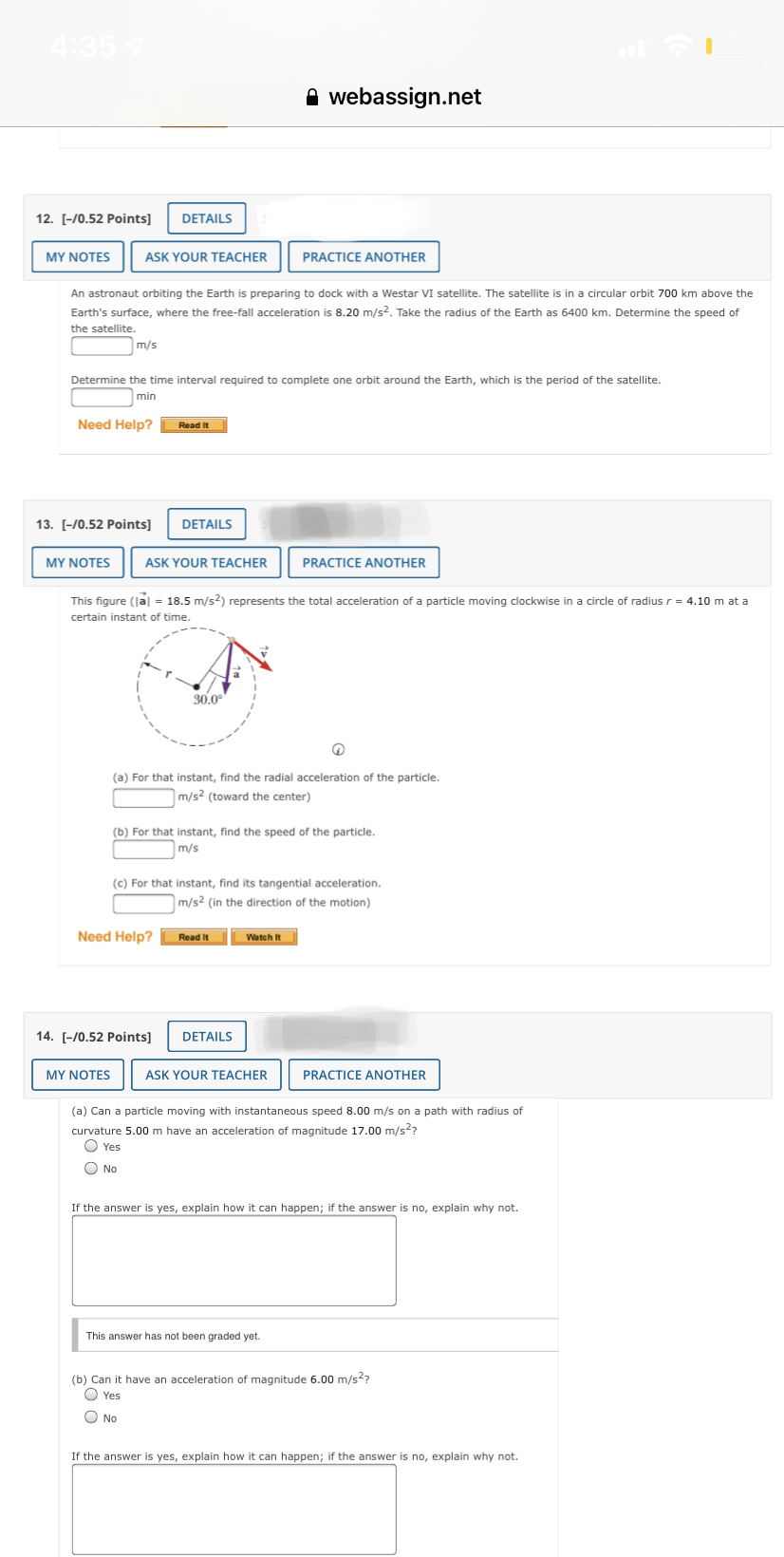 please help!! 12. [-/0.52 Points] DETAILS MY